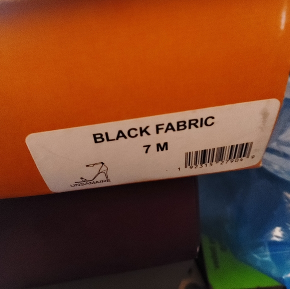 Ladies Black Fabric Unisa High Heels Shoes - Picture 8 of 9